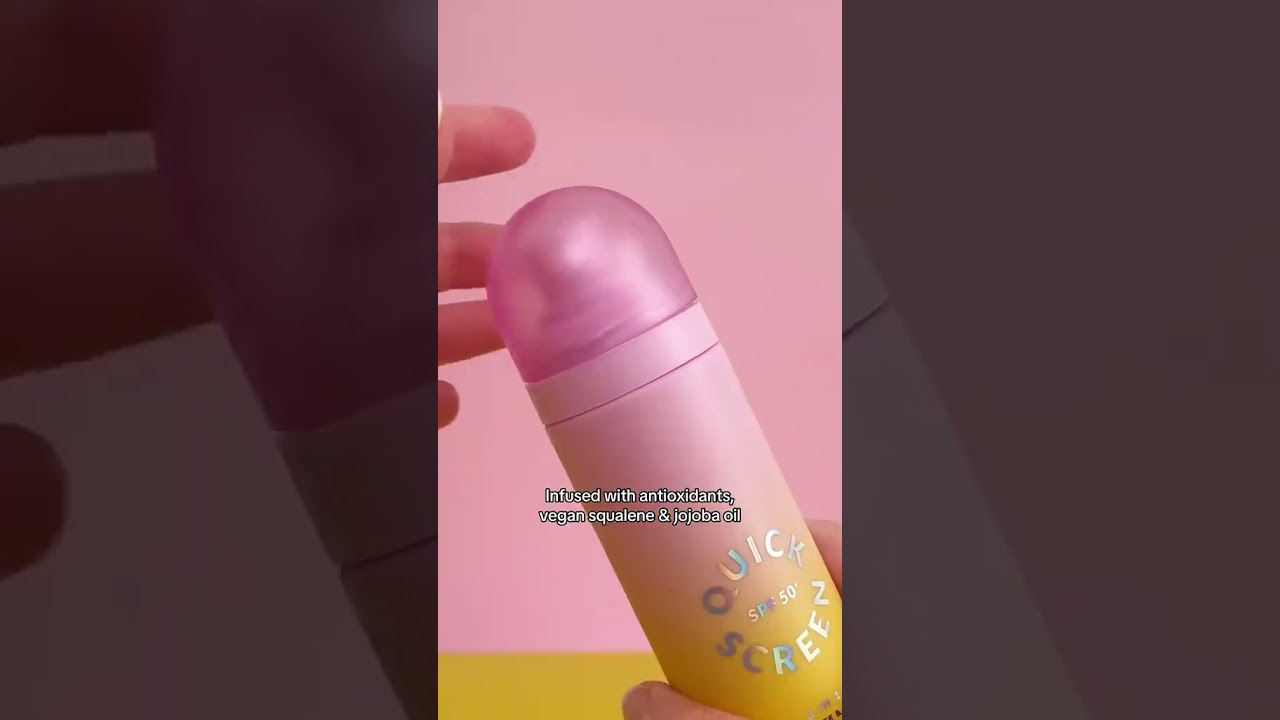 The solution for applying SPF over makeup! 