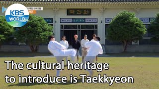 The cultural heritage to introduce is Taekkyeon(2 Days & 1 Night Season 4) | KBS WORLD TV 210919-1/5