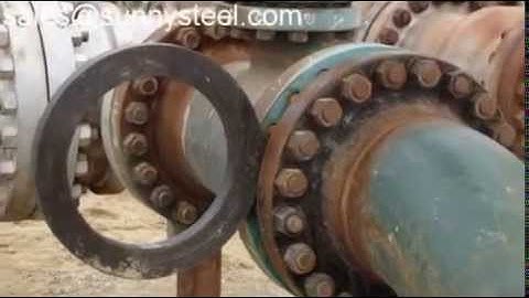 What is a spectacle blind flange?