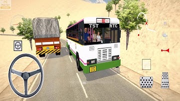 TSRTC Bus Games for Android | Bharat Bus Simulator - 3D Game Android Gameplay | Indian Bus Simulator