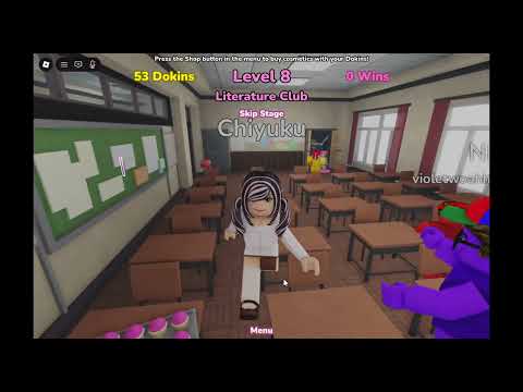 Playing Doki Doki Obby Club Roblox