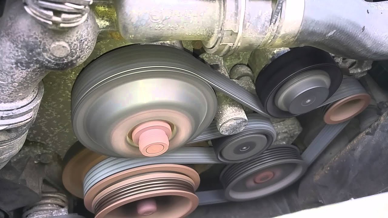 New water pump belt and pulleys YouTube