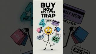 The Dark Truth About Buy Now Pay Later 💰  STIXY the Stickman (Finance Explained Simply) #shorts