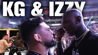 (EXCLUSIVE) Israel Adesanya & Kelvin Gastelum FULL INTERACTION: Behind The Scenes At UFC 290!