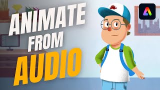 How to Animate a Character From an Audio File Online - Cartoon Animation
