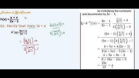 FUNCTIONS OF REAL VARIABLE