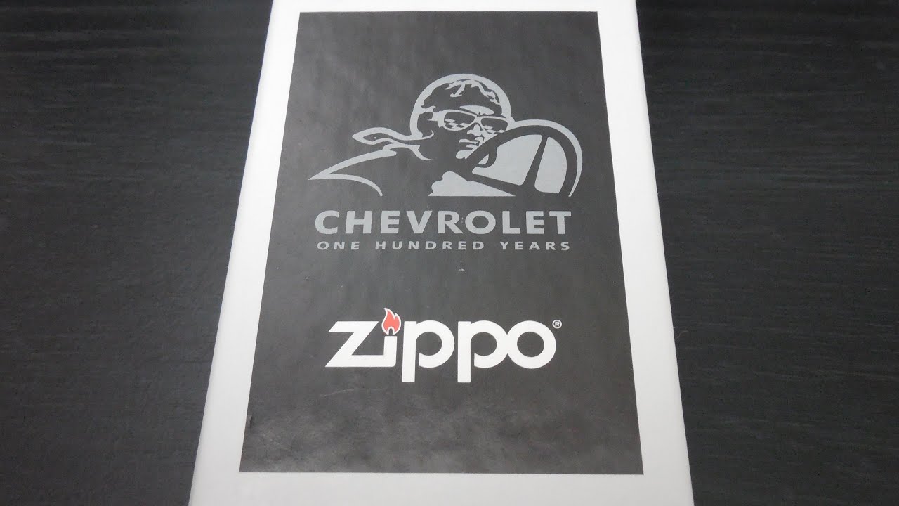 Chevy Centennial Zippo (28195) - YouTube