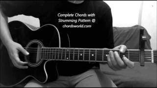 California chords by amelia lily - chordsworld.com