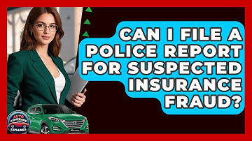 Can I File A Police Report For Suspected Insurance Fraud? - Auto Coverage Explained