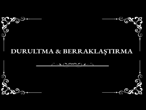 Durultma Ve Berraklaştırma Seti Nasıl Kullanılır