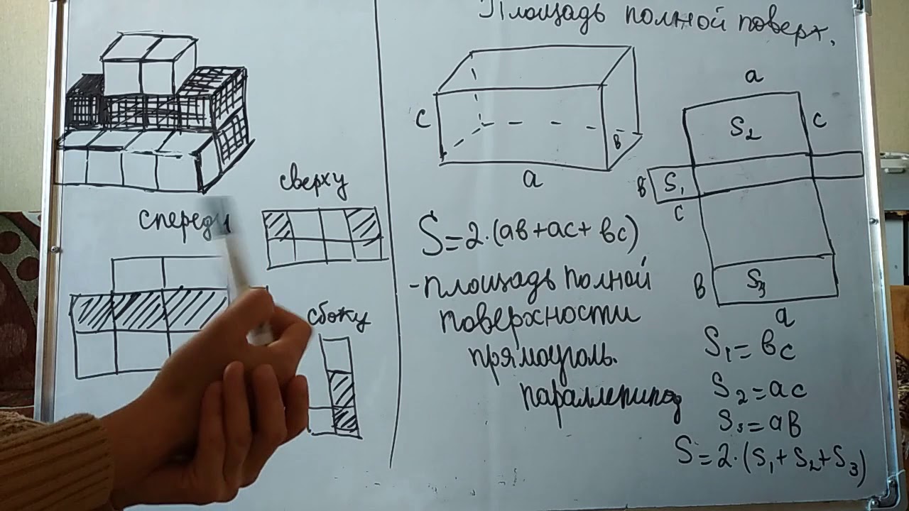 Как найти площадь развертки. Задачи на нахождение площади прямоугольного параллелепипеда. площадь поверхности прямоугольного параллелепипеда 5 класс. задачи на прямоугольный параллелепипед 10 класс. как найти площадь развертки параллелепипеда.