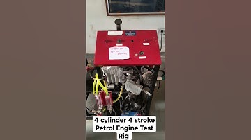4 cylinder 4 stroke petrol engine test rig #thermal #engineering #lab #equipment #shorts #viral