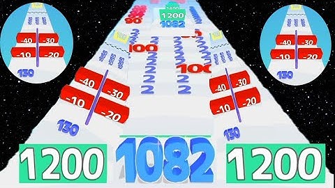 Walking Number Run 3d level up number Game Run Race Stack Master number Master