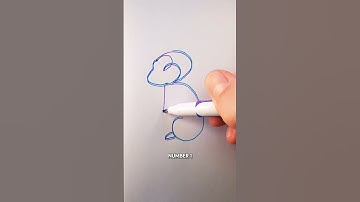 Easy Drawing Trick for Parents: Teach Kids to Draw a Monkey! 🐒✍🏻