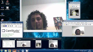 Face detection and tracking using Matlab