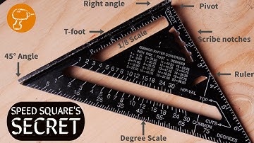 Amazing speed square tricks! Few people know all of these functions.