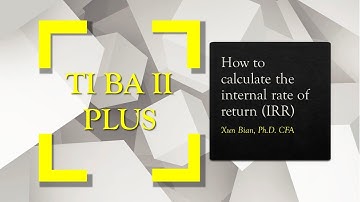 How to calculate the internal rate of return (IRR) using a financial calculator?