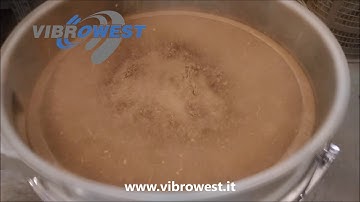 Circular Vibrating Screener mod. MR - Cocoa powder sieving - Vibrowest