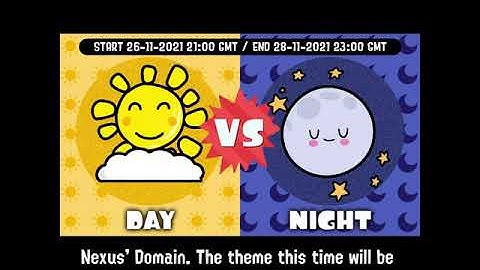 9th Custom Splatfest Day vs. Night Announcement in my Discord server!