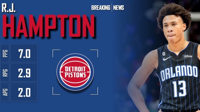 R.J. Hampton gets 2nd chance with Detroit Pistons