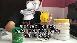 Trucos para para poner bien un sapo de WC fácil y rápido  Plomeria fácil