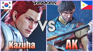 Tekken 8  ▰  Kazuha (Lee) Vs AK (Shaheen) ▰ Ranked Matches