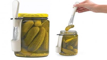 FridgeFork Condiment Fork Lets You Instantly Retrieve Pickles From The Fridge