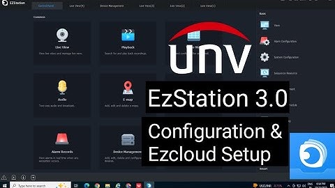 How to Add Unv NVR Ezstation 3.0 Setup | ezcloud Account setup for UNV NVR online for Mobile and PC