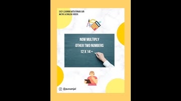 MULTIPLICATION | NUMBERS  MATHS IS FUN #number #multiply #product #shorts #easylearningwithpunamjain