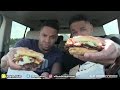 Eating Freddie's Steak Burgers @hodgetwins