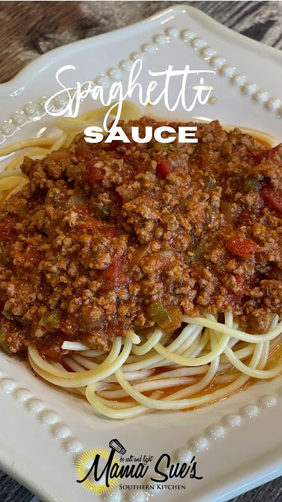 Easiest Spaghetti Sauce Recipe you will ever make!  Delicious Spaghetti Sauce for dinner!