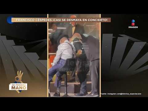 Francisco Céspedes NEARLY FAINTS during concert in CDMX! | De Primera Mano