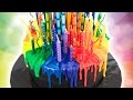 Melting Candle Rainbow Cake (Birthday Cake) from Cookies Cupcakes and Cardio