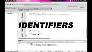Variables, Identifiers and Constants in C++
