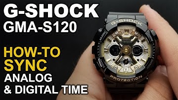 Gshock GMA-S120 - Adjusting watch hands - Module 5518