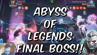 Abyss of Legends Collector Final Boss Fight & 6 Star Crystal Opening! - Marvel Contest of Champions