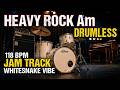 DRUMLESS Classic Rock Drum Backing Track in Am - 118 BPM