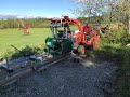 Woodland Mills HM122 Milling Lumber with Kubota BX