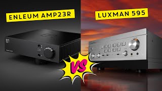 Enleum AMP-23R VS Luxman 595ase - Is this a fair fight, which is better?