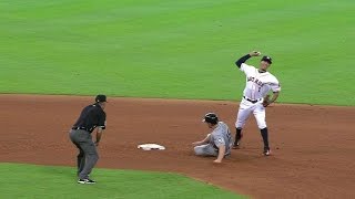SEA@HOU: Astros turn two in the 4th inning