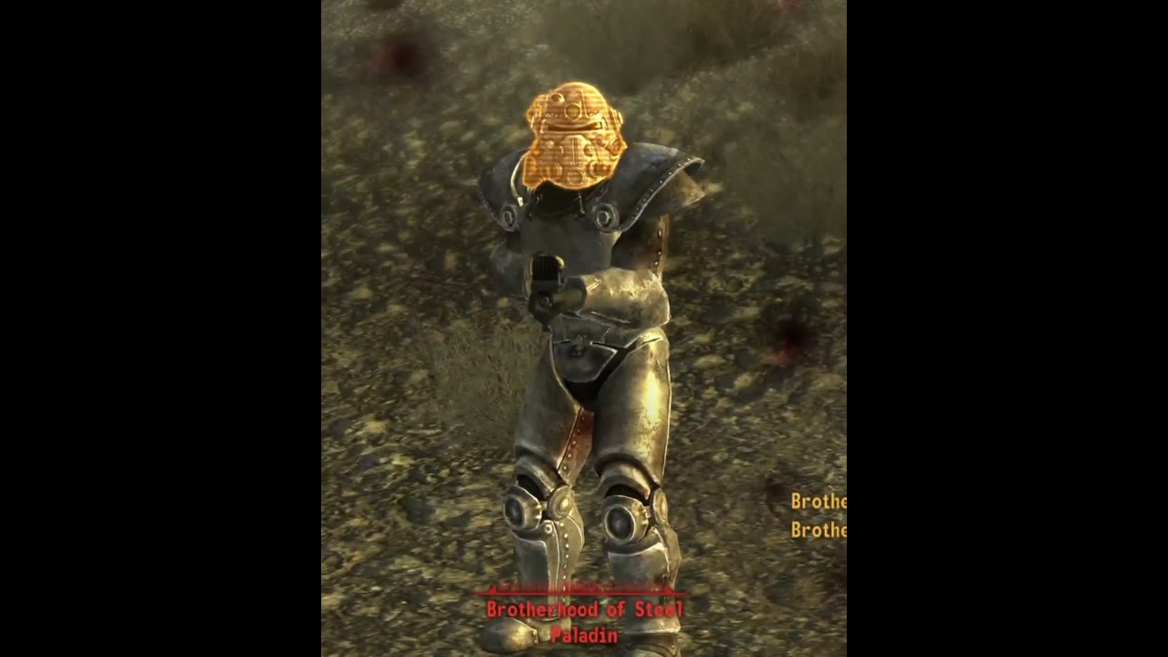 Big Iron vs Brotherhood Paladin (Ranger Sequoia punches through power armor) 