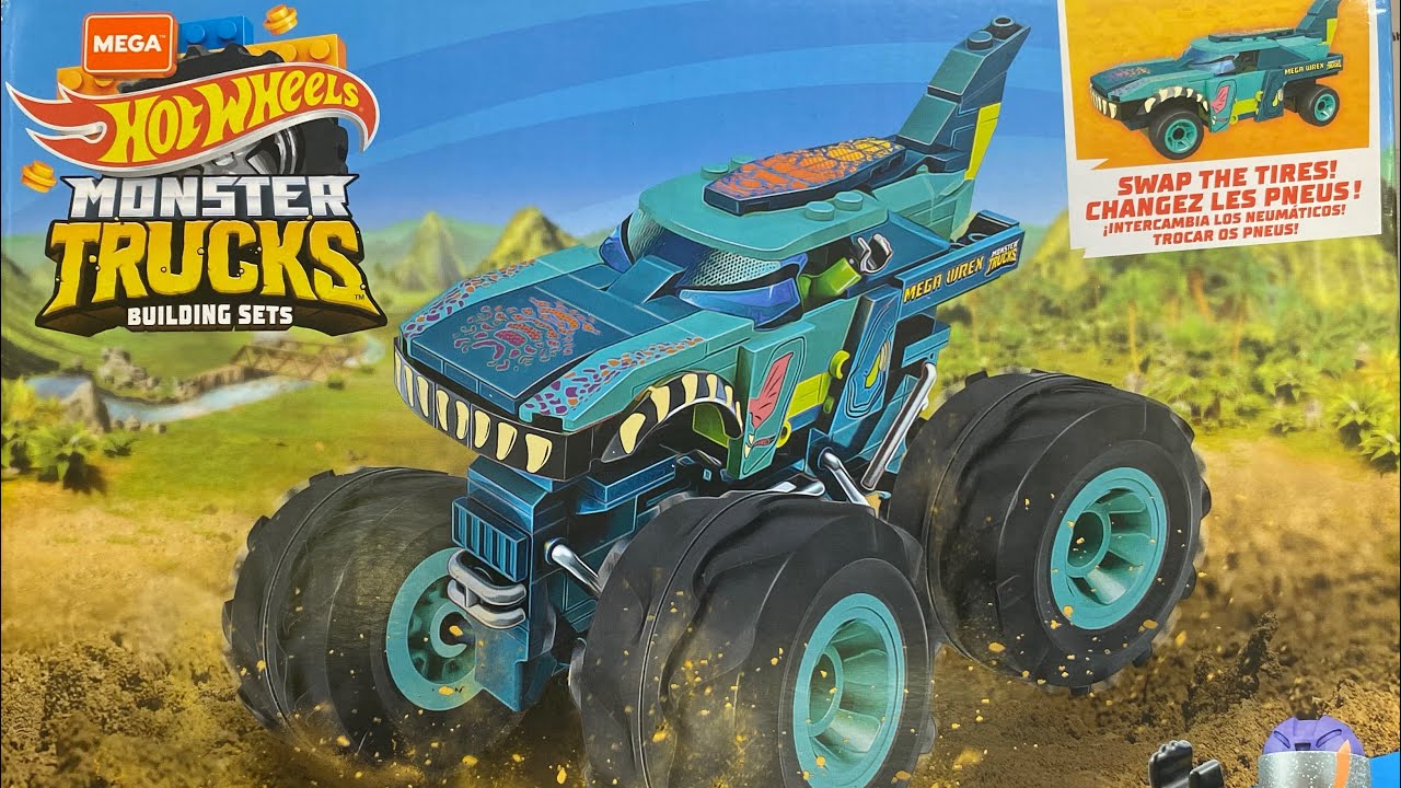 Hot Wheels Mega Construx Mega Wrex Monster Truck