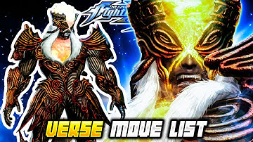 VERSE MOVE LIST - The King of Fighters XIV (KOFXIV)