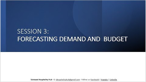 Session #3 - REVENUE MANAGEMENT FOR BEGINNERS