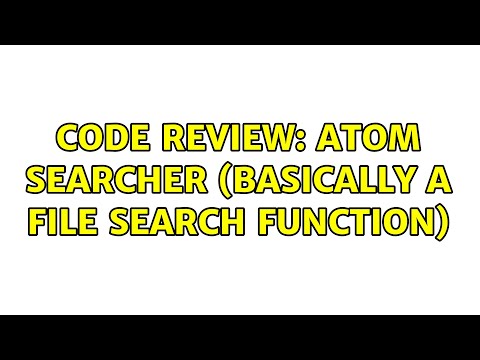 Code Review: Atom