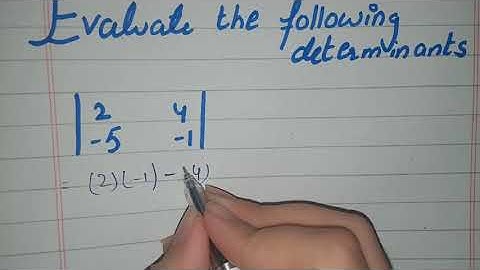 Evaluate the Determinants in Urdu, Evaluate the Determinants