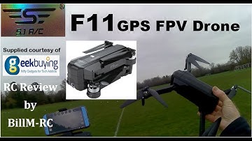 SJRC F11 review - 1080P GPS 5G WiFi FPV Foldable Brushless RC Drone 25min Flight Time RTF
