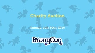 Charity Auction - BronyCon 2016