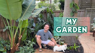 I FINALLY HAVE A GARDEN 🍃 - tour of my first outdoor space