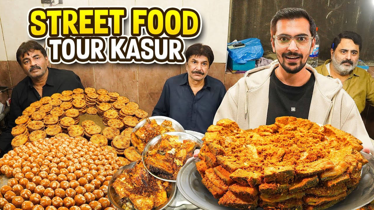 Exploring Street Food Gems Kasur ft. Javed ki Fish ,Molvi ki fish & Tariq k Andarassy